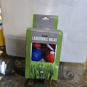 Franklin Replacement Ladderball Bolas Beach & Backyard 3 Red 3 Blue, Used In Box
